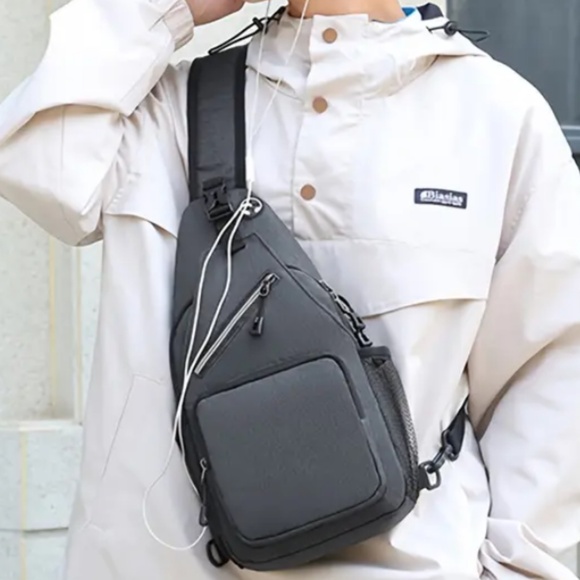 Casual Stylish Crossbody Chest Sling Daypack~Floral pattern~NEW - Picture 5 of 11